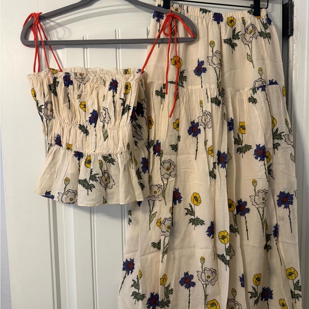 RHODE top skirt set